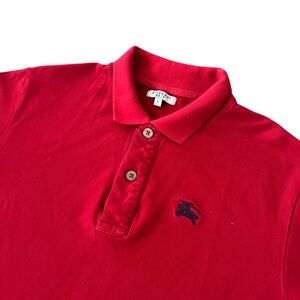 Burberry Red Polo Shirt